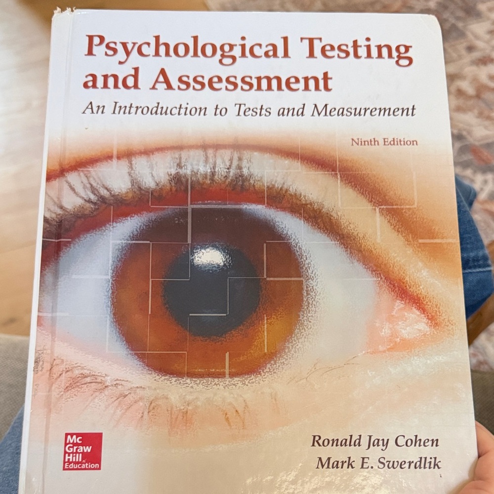 Psychological Testing and Assessment Book